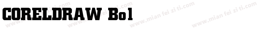 CORELDRAW Bold字体转换